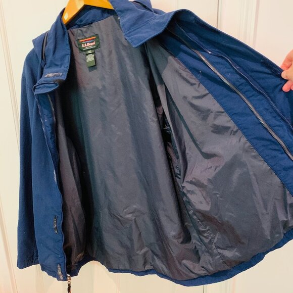 Vintage LL Bean Windbreaker Light Weight Hiking Jacket Size Large - Picture 2 of 6